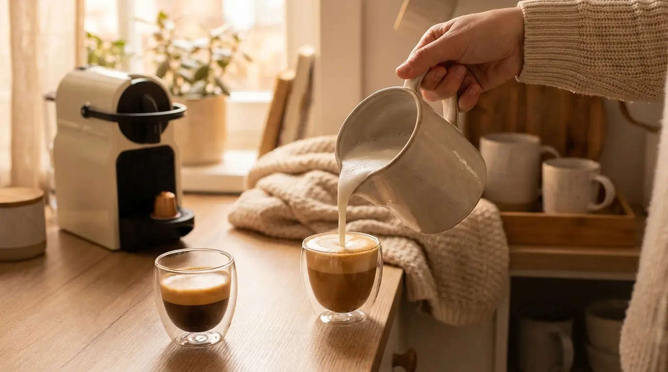 เครื่องตีฟองนมสำหรับกาแฟแคปซูล เลือกยังไง ทำลาเต้/คาปูชิโน่ให้เนียน